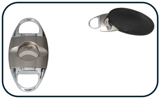 Angelo Dual Blade Cutter Metal Grey